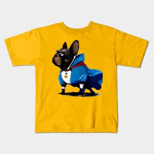 The Legendary Frenchie Avenger Kids T-Shirt